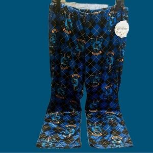 Warner Bros. Harry Potter Blue and Black Geometric Pajama Bottoms XL